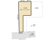 【東京都/文京区小日向】文京区小日向一丁目売地　A区画 区画図
