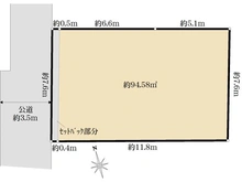 【東京都/文京区春日】文京区春日二丁目売地 区画図