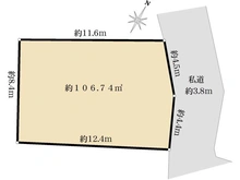 【東京都/文京区向丘】文京区向丘二丁目売地 区画図