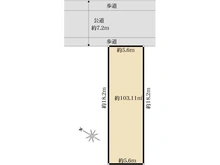 【東京都/文京区大塚】文京区大塚4丁目売地 区画図