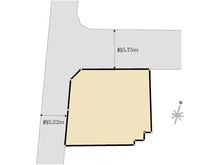 【東京都/練馬区貫井】練⾺区貫井3丁⽬　土地 区画図