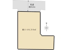 【東京都/目黒区洗足】目黒区洗足1丁目 区画図