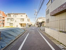 【東京都/目黒区上目黒】目黒区上目黒4丁目　売地 前面道路