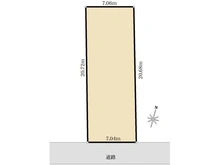 【東京都/杉並区下井草】杉並区下井草2丁目売地 区画図