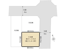 【東京都/杉並区宮前】杉並区宮前4丁目売地C区画 区画図