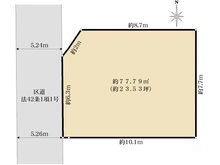 【東京都/大田区田園調布】大田区田園調布2丁目売地 区画図