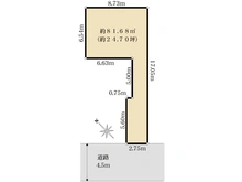 【東京都/品川区小山】品川区小山3丁目　土地 区画図