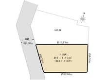 【東京都/目黒区下目黒】目黒区下目黒4丁目　土地　B区画 区画図