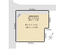 【東京都/品川区西五反田】品川区西五反田4丁目　売地 区画図