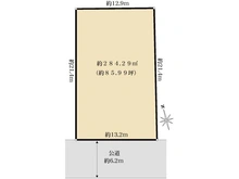 【埼玉県/川越市中原町】川越市中原町一丁目　売地 区画図