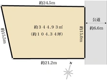 【埼玉県/朝霞市本町】朝霞市本町1丁目土地 区画図