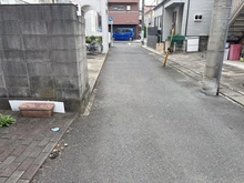 【神奈川県/川崎市中原区上小田中】建築条件なし　中原区上小田中5丁目売地 前面道路