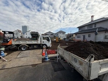 【東京都/東村山市野口町】東村山市野口町2丁目（3号地）　土地 現地：造成中　全4号地
写真左側（3号地）