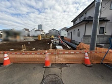 【東京都/東村山市野口町】東村山市野口町2丁目（4号地）　土地 現地：造成中　全4号地
写真右側（4号地）
