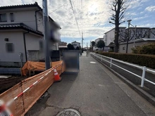 【東京都/東村山市野口町】東村山市野口町2丁目（4号地）　土地 前面道路