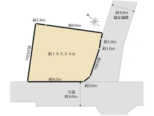 【東京都/昭島市緑町】昭島市緑町二丁目土地 区画図