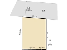 【東京都/練馬区大泉町】練馬区大泉町2丁目土地 区画図