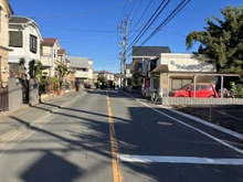 【神奈川県/川崎市宮前区東有馬】川崎市宮前区東有馬2丁目　売地 前面道路