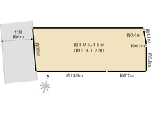 【兵庫県/神戸市東灘区本山北町】神戸市東灘区本山北町6丁目 土地 区画図