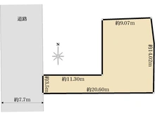 【兵庫県/芦屋市精道町】芦屋市精道町 売土地 区画図