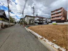 【兵庫県/神戸市灘区楠丘町】神戸市灘区楠丘町五丁目　2号地 敷地と道路の境