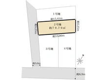 【兵庫県/神戸市灘区楠丘町】神戸市灘区楠丘町五丁目　2号地 区画図