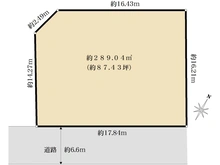 【兵庫県/芦屋市伊勢町】芦屋市伊勢町　土地 区画図