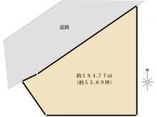【東京都/足立区西保木間】西保木間3丁目土地 区画図