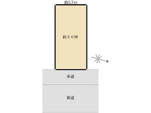 【東京都/江戸川区鹿骨】江戸川区鹿骨3丁目 区画図