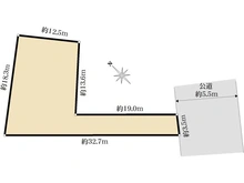 【東京都/江戸川区船堀】江戸川区船堀2丁目売土地(古家付) 区画図