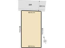 【東京都/江戸川区船堀】江戸川区船堀5丁目土地 区画図