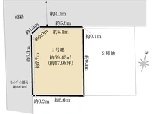 【埼玉県/さいたま市桜区西堀】さいたま市桜区西堀2丁目 1号地 区画図