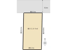 【神奈川県/川崎市幸区小倉】川崎市幸区小倉3丁目　売地 区画図