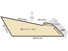 【大阪府/高槻市塚原】高槻市塚原1丁目売地 区画図