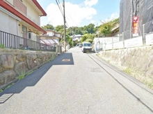 【大阪府/高槻市大和】高槻市大和1丁目 売地 前面道路