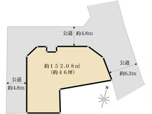 【大阪府/摂津市一津屋】摂津市一津屋一丁目　土地 区画図