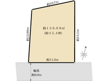 【大阪府/高槻市大和】高槻市大和1丁目　売地 区画図