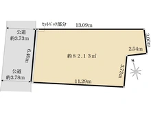 【東京都/品川区大井】品川区大井5丁目　売地 区画図