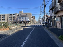 【東京都/江戸川区上篠崎】江戸川区上篠崎三丁目土地 前面道路