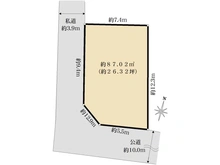 【東京都/江戸川区上篠崎】江戸川区上篠崎三丁目土地 区画図