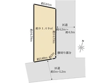 【東京都/品川区豊町】品川区　豊町4丁目売地 区画図