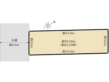 【東京都/大田区中馬込】大田区中馬込1丁目　売地 区画図