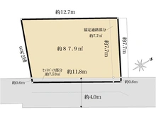 【東京都/中野区中央】中野区中央四丁目 区画図