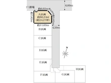 【東京都/葛飾区水元】水元3丁目　A区画（全8区画） 区画図