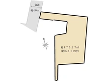 【東京都/渋谷区代々木】渋谷区代々木5丁目　売地 区画図