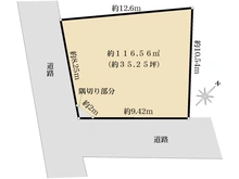 【東京都/港区南青山】港区南青山4丁目　売地 区画図