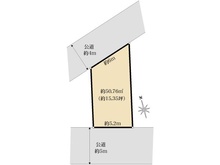 【東京都/港区西麻布】港区西麻布2丁目　土地 区画図