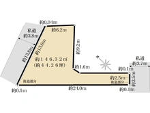 【東京都/品川区東五反田】品川区東五反田四丁目売地 区画図