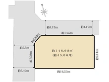 【東京都/新宿区中井】新宿区中井2丁目　売地 区画図
