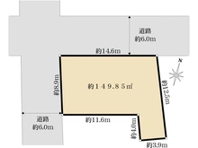 【東京都/千代田区神田小川町】千代田区神田小川町二丁目売地 区画図